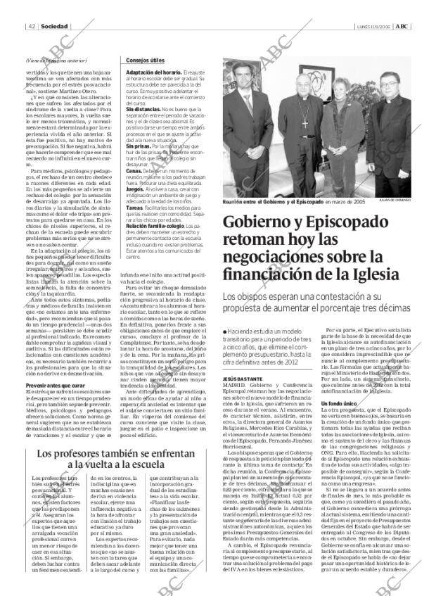 ABC MADRID 11-09-2006 página 42