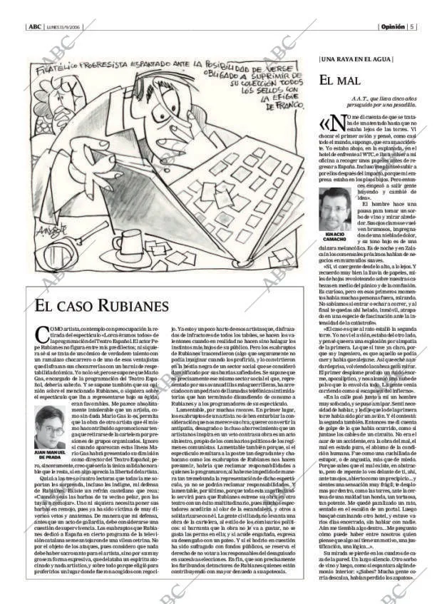 ABC MADRID 11-09-2006 página 5