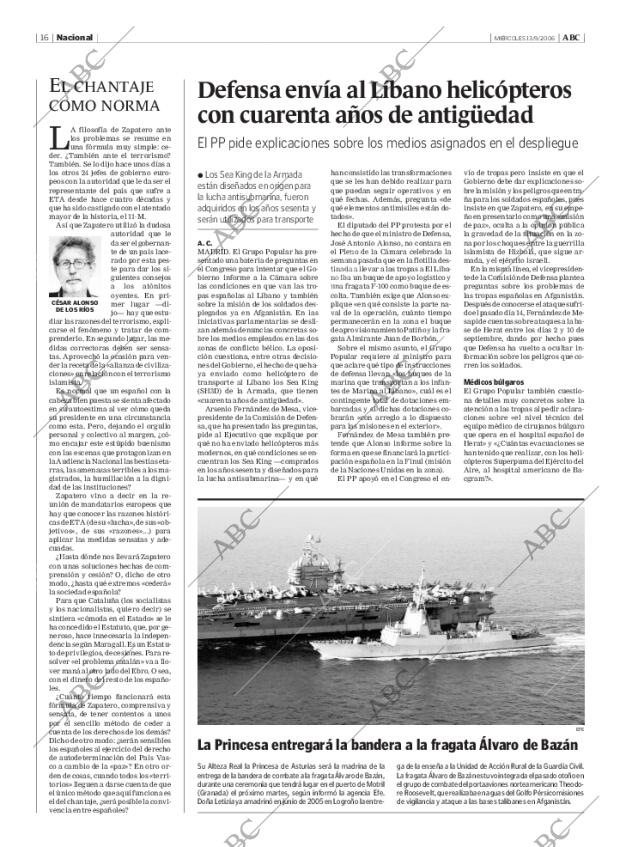 ABC MADRID 13-09-2006 página 16
