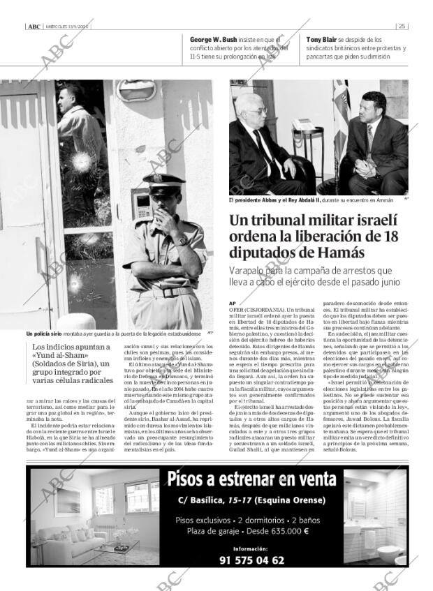 ABC MADRID 13-09-2006 página 25