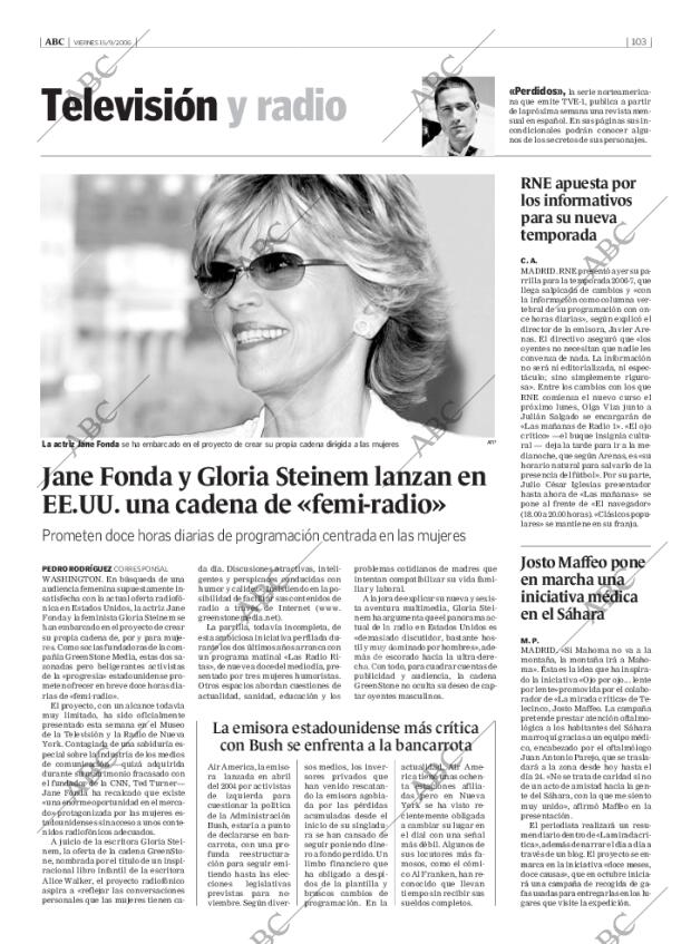 ABC MADRID 15-09-2006 página 103