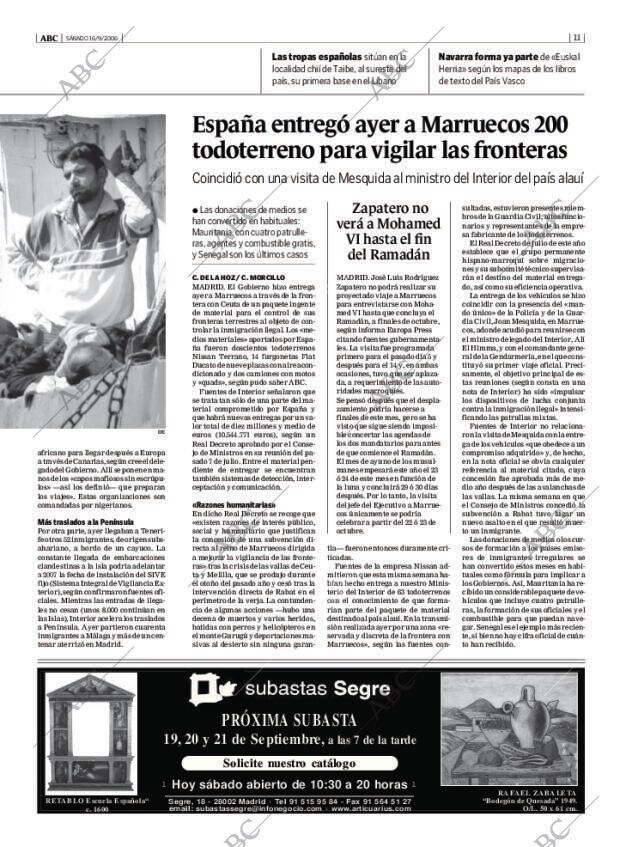 ABC MADRID 16-09-2006 página 11