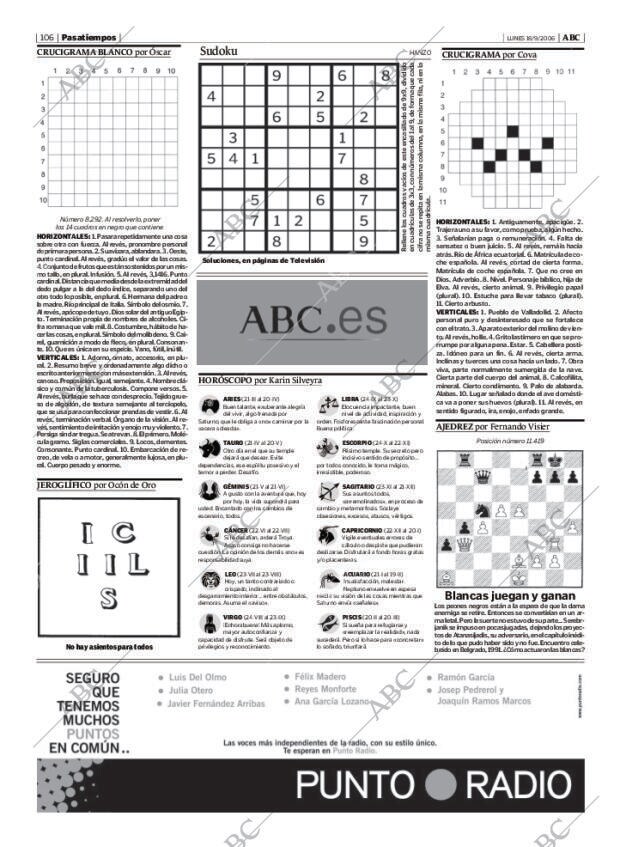 ABC MADRID 18-09-2006 página 106