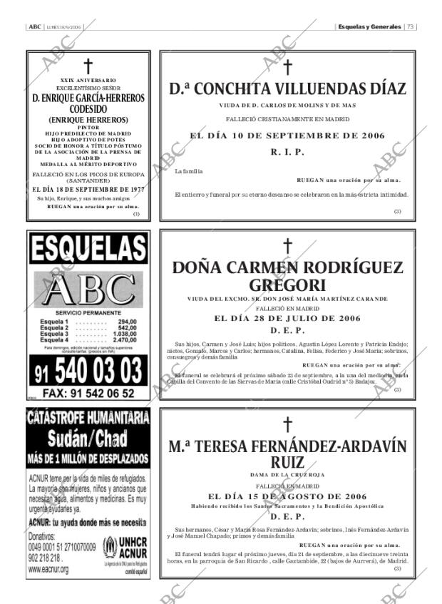ABC MADRID 18-09-2006 página 73