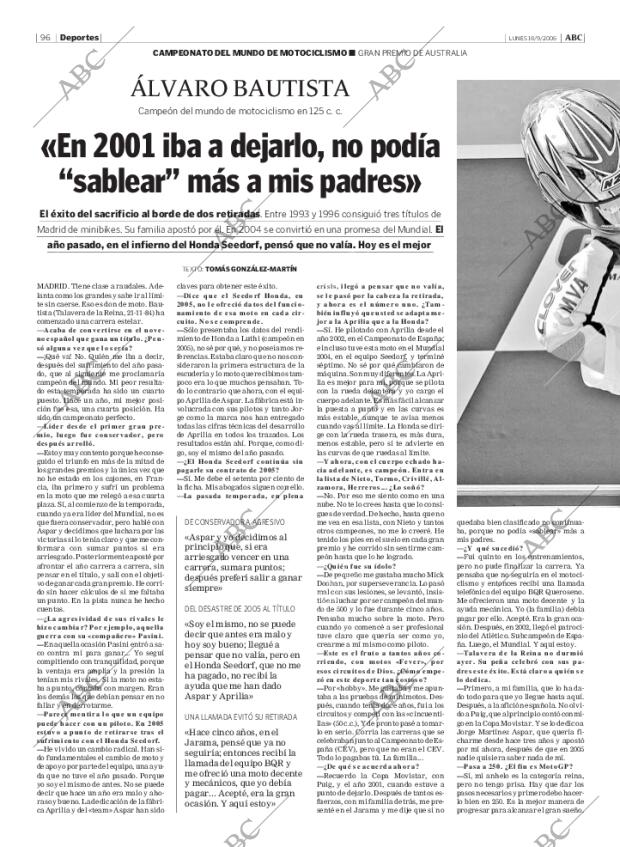 ABC MADRID 18-09-2006 página 96