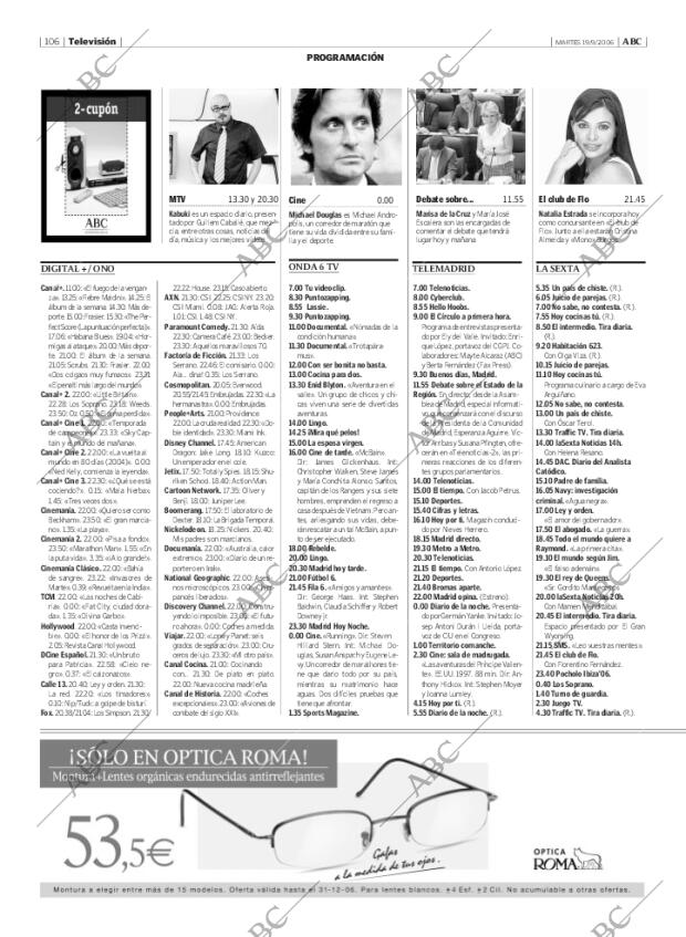 ABC MADRID 19-09-2006 página 106