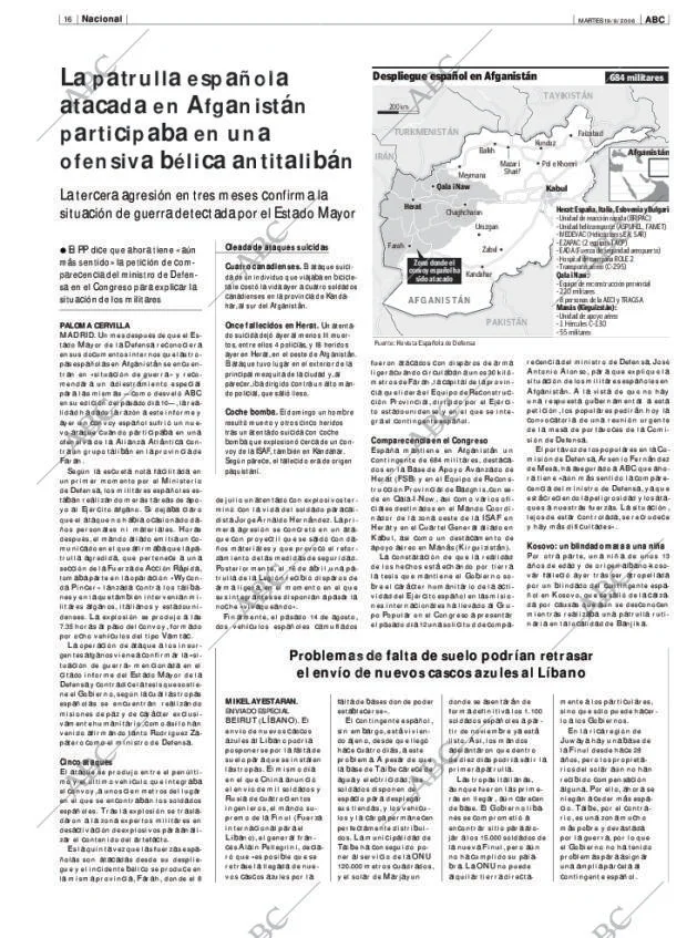 ABC MADRID 19-09-2006 página 16
