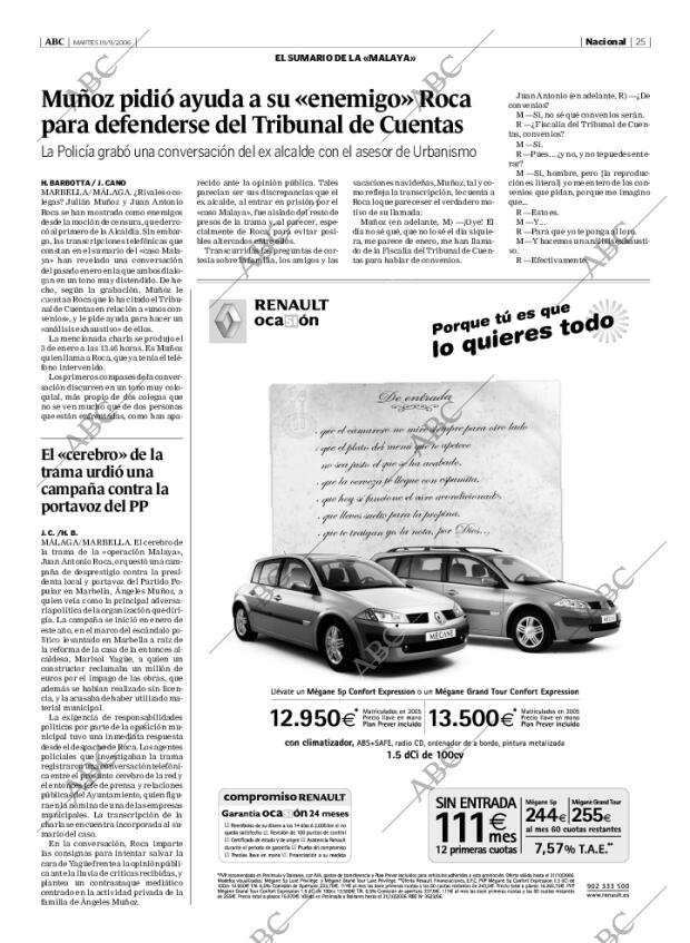 ABC MADRID 19-09-2006 página 25