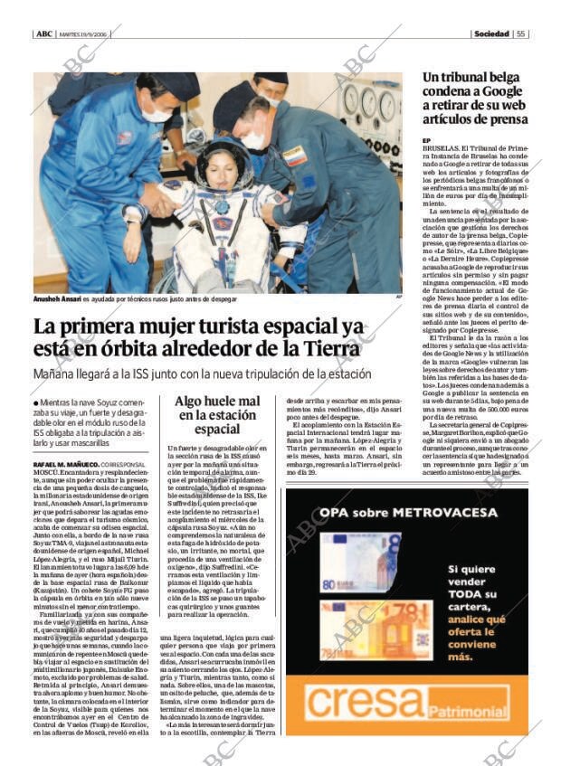 ABC MADRID 19-09-2006 página 55