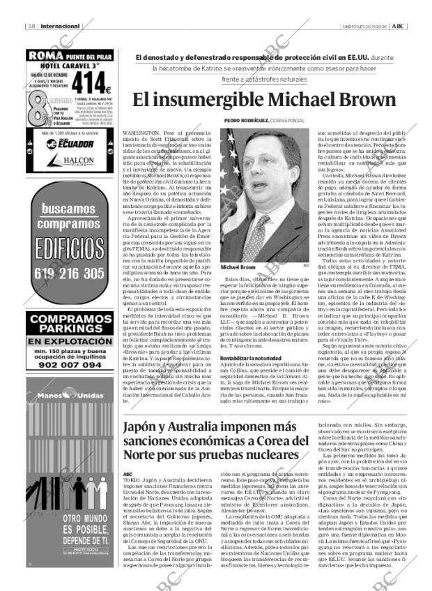 ABC MADRID 20-09-2006 página 38