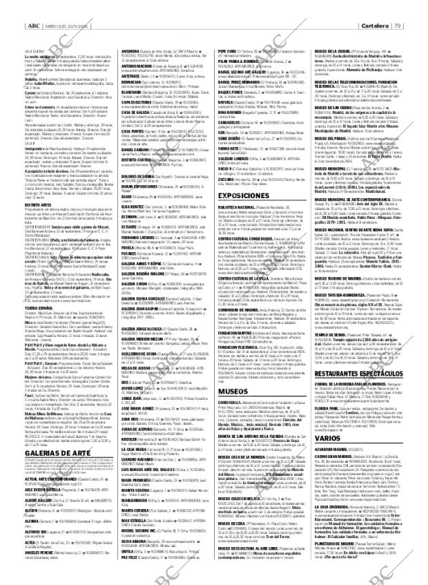 ABC MADRID 20-09-2006 página 79