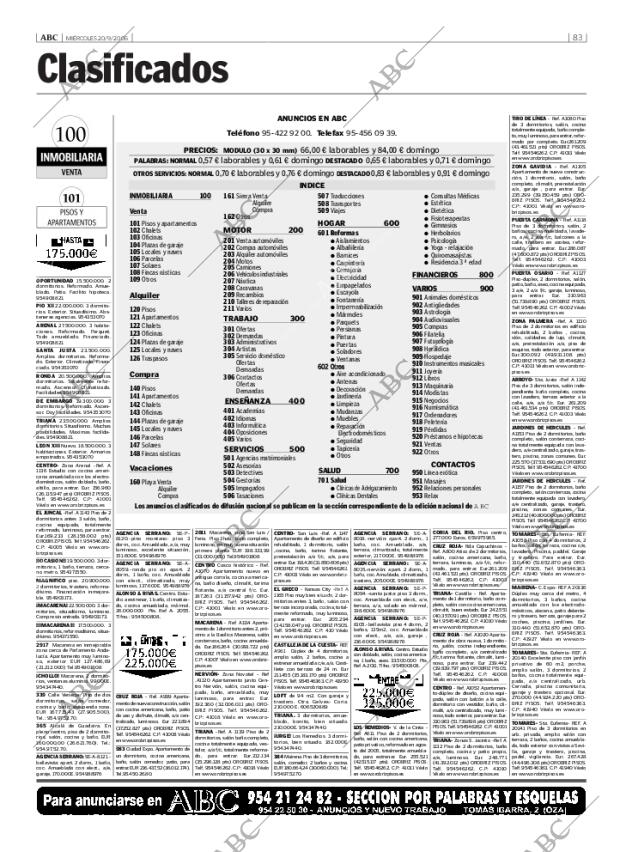ABC SEVILLA 20-09-2006 página 83