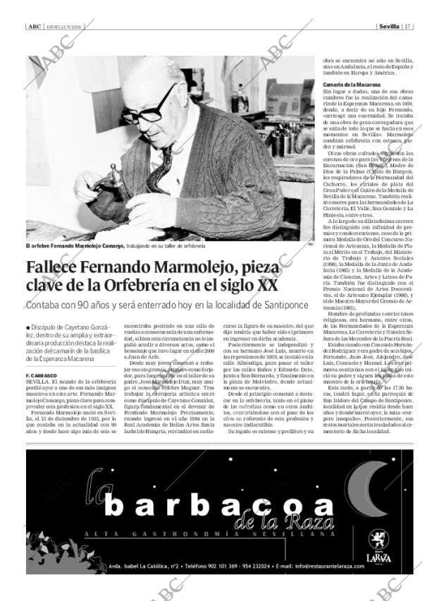 ABC SEVILLA 21-09-2006 página 17