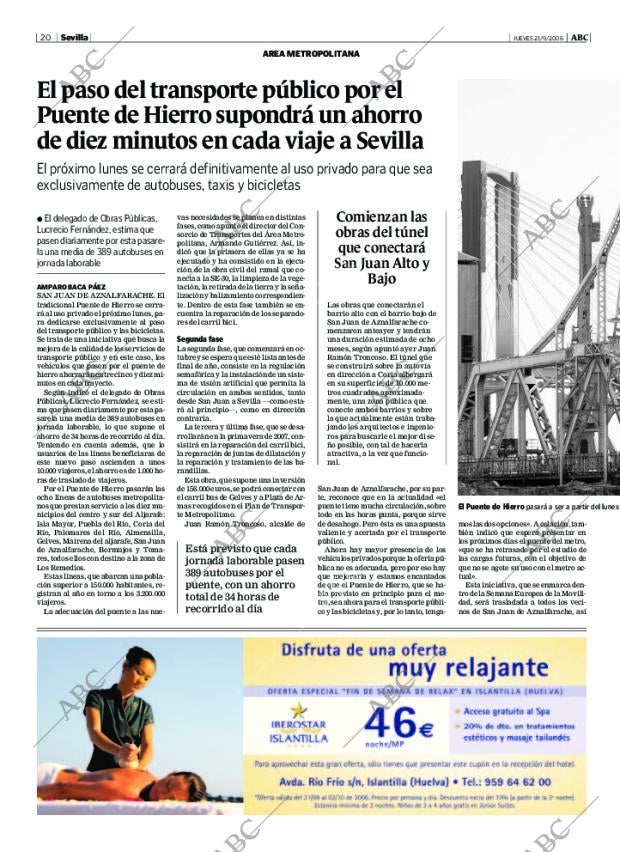 ABC SEVILLA 21-09-2006 página 20