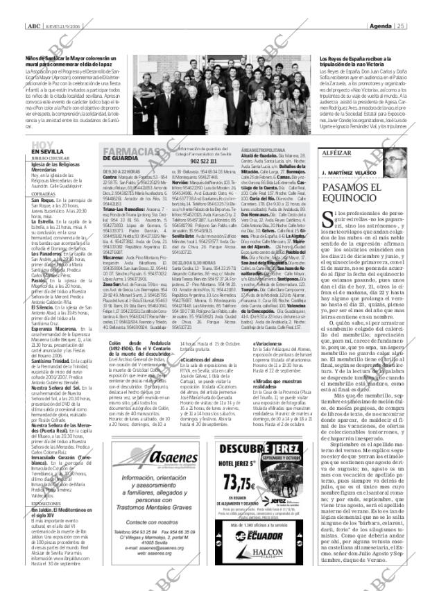 ABC SEVILLA 21-09-2006 página 25