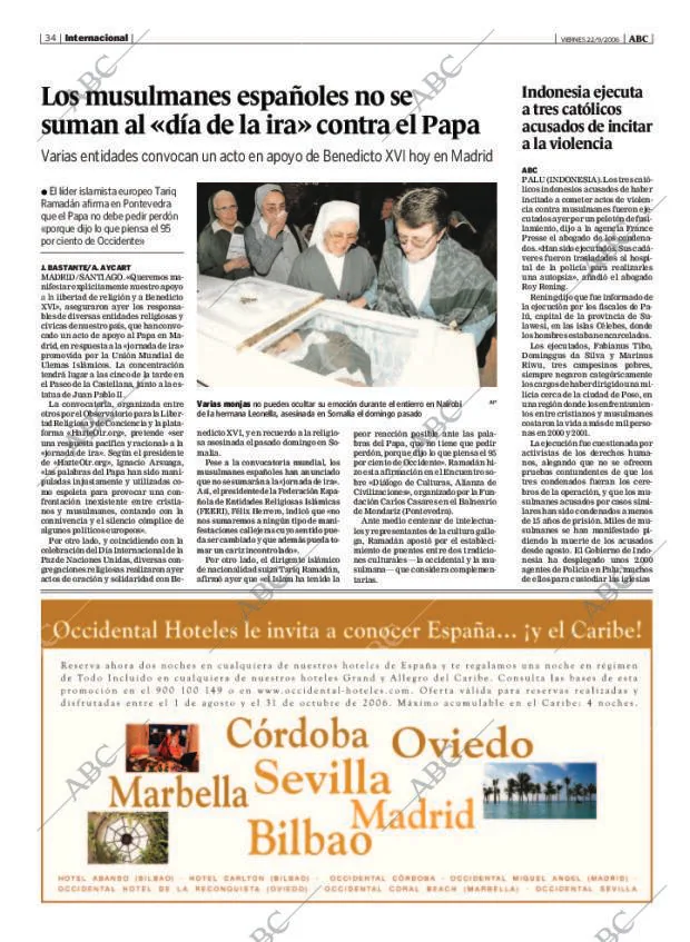 ABC MADRID 22-09-2006 página 34