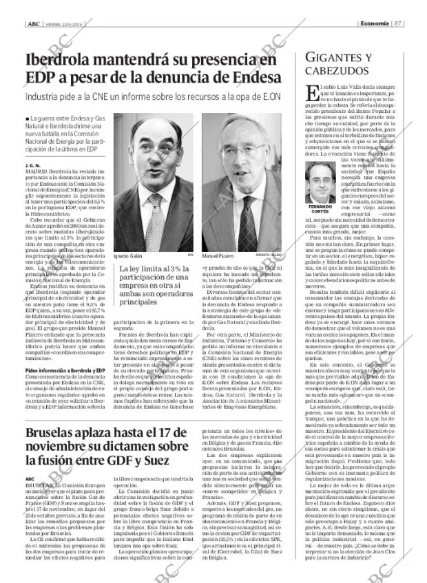 ABC MADRID 22-09-2006 página 87