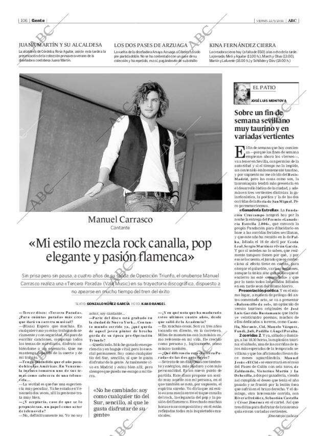 ABC SEVILLA 22-09-2006 página 106