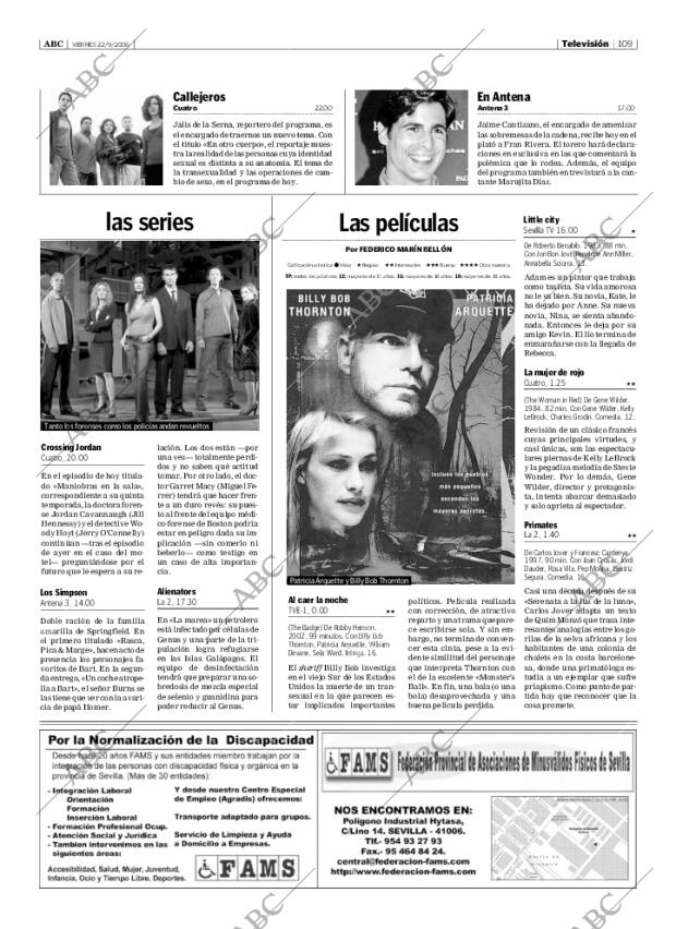 ABC SEVILLA 22-09-2006 página 109