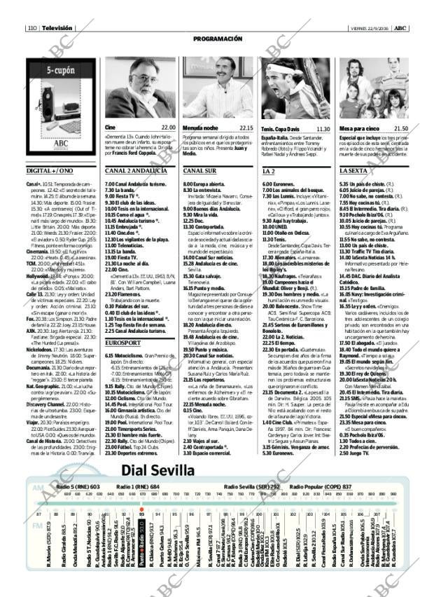 ABC SEVILLA 22-09-2006 página 110