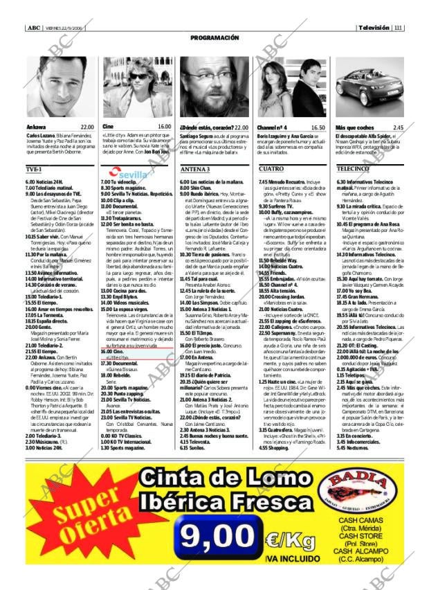 ABC SEVILLA 22-09-2006 página 111