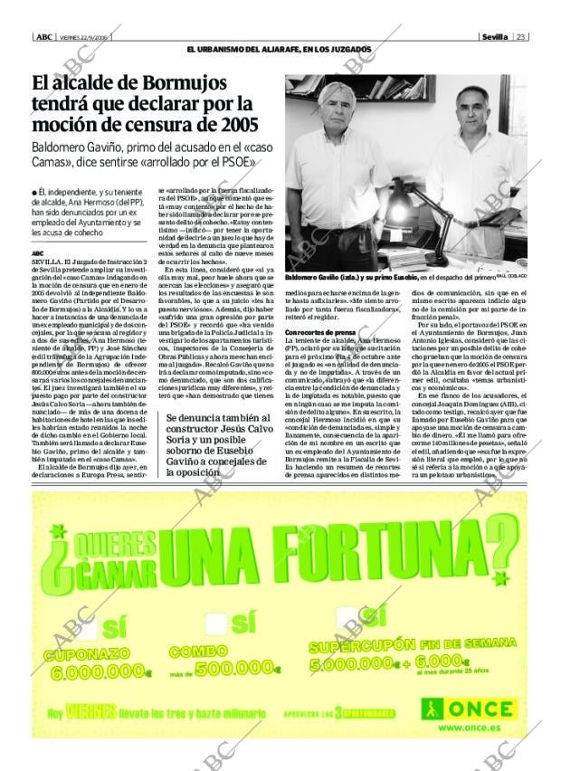 ABC SEVILLA 22-09-2006 página 23