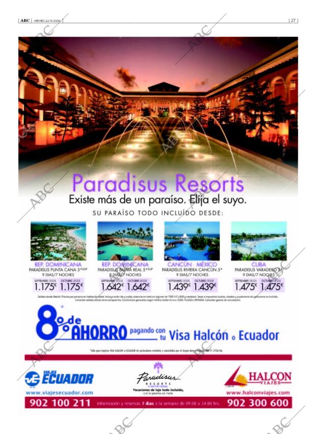 ABC SEVILLA 22-09-2006 página 27