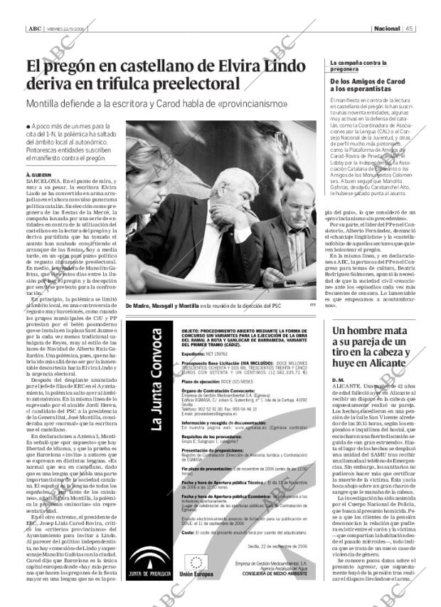ABC SEVILLA 22-09-2006 página 45