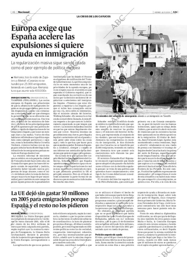 ABC SEVILLA 22-09-2006 página 46