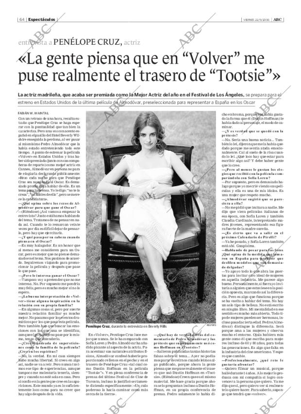 ABC SEVILLA 22-09-2006 página 64