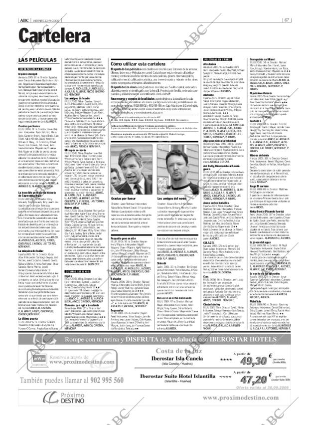 ABC SEVILLA 22-09-2006 página 67