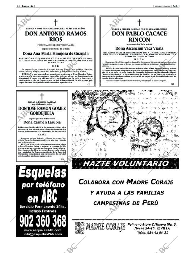 ABC SEVILLA 22-09-2006 página 72