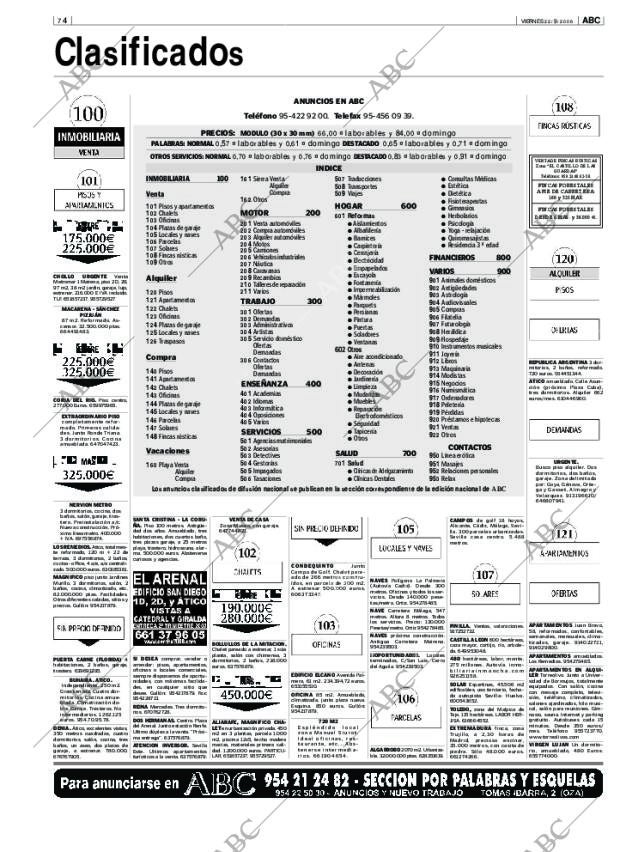 ABC SEVILLA 22-09-2006 página 74