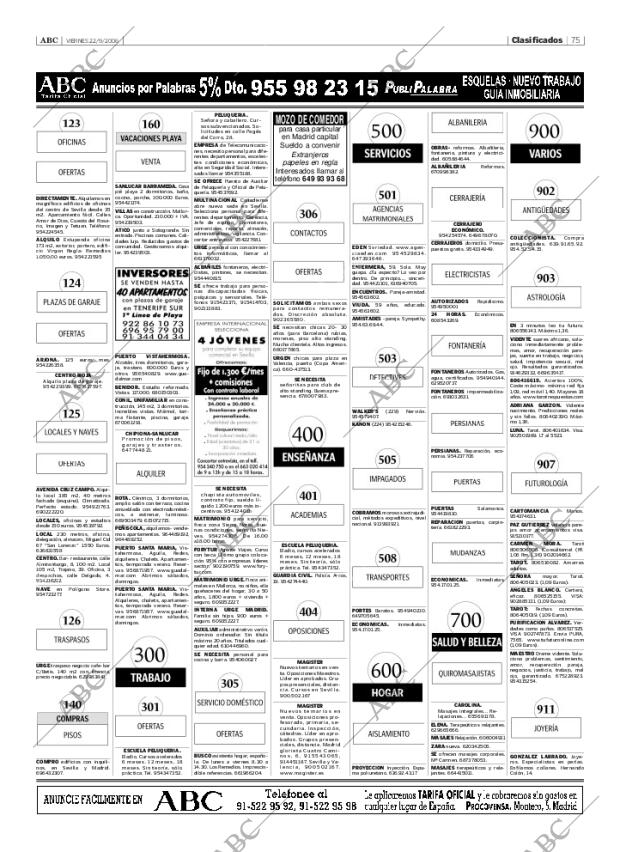 ABC SEVILLA 22-09-2006 página 75