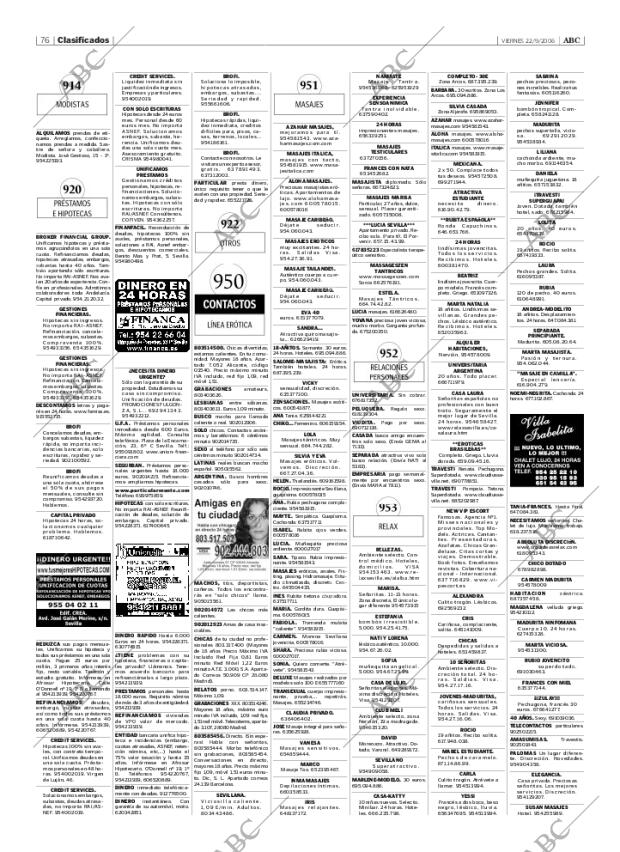 ABC SEVILLA 22-09-2006 página 76