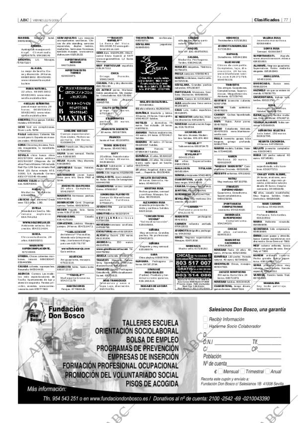 ABC SEVILLA 22-09-2006 página 77
