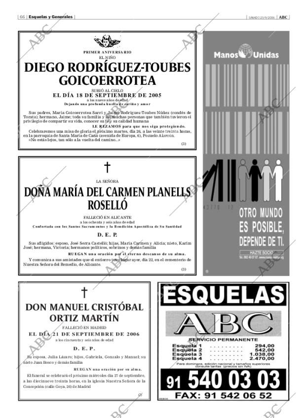 ABC MADRID 23-09-2006 página 82