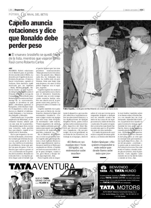 ABC SEVILLA 23-09-2006 página 100