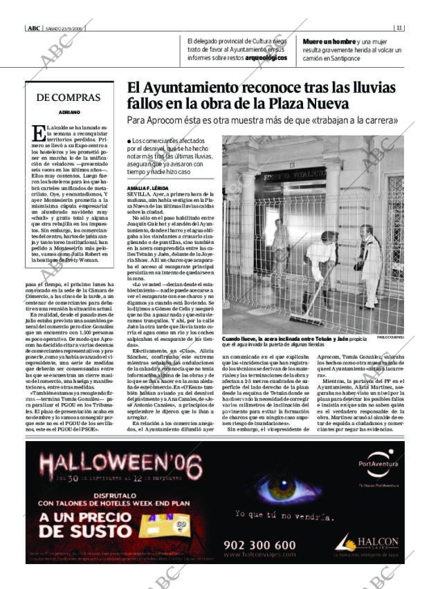 ABC SEVILLA 23-09-2006 página 11