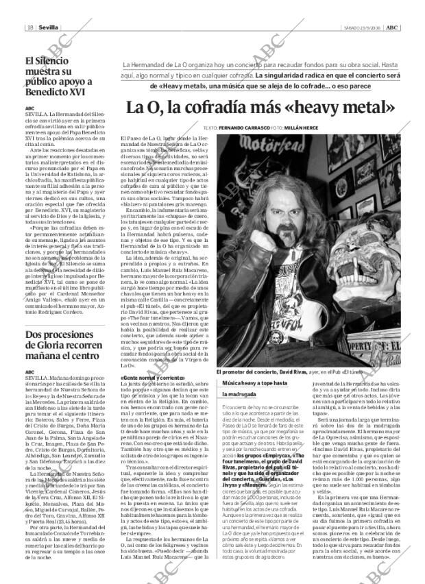 ABC SEVILLA 23-09-2006 página 18