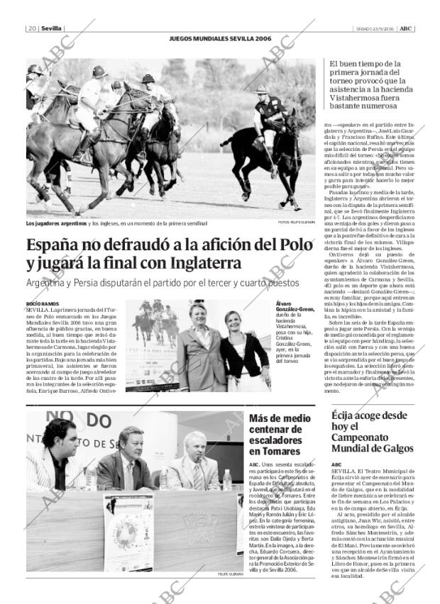 ABC SEVILLA 23-09-2006 página 20