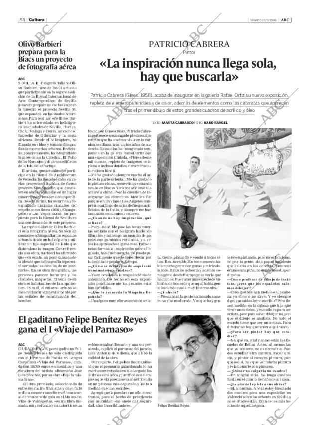 ABC SEVILLA 23-09-2006 página 74