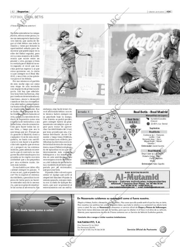 ABC SEVILLA 23-09-2006 página 98