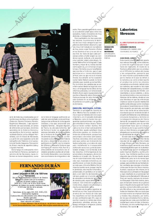 CULTURAL MADRID 23-09-2006 página 13