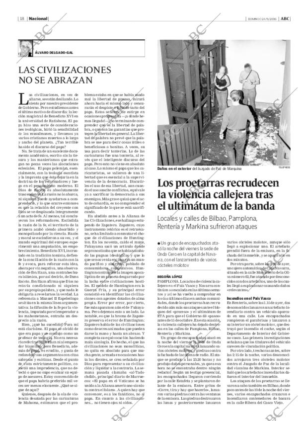 ABC MADRID 24-09-2006 página 18