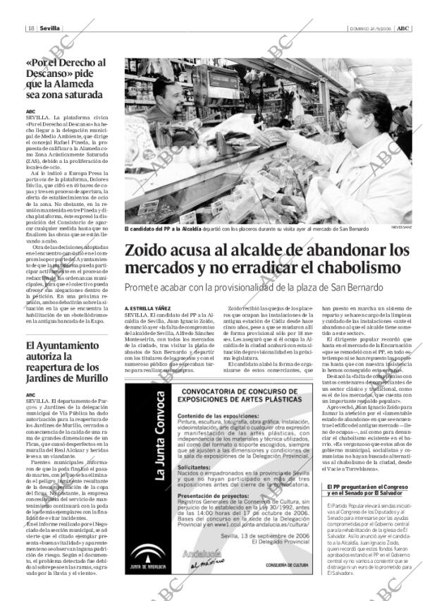 ABC SEVILLA 24-09-2006 página 18