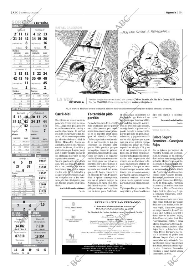 ABC SEVILLA 24-09-2006 página 29