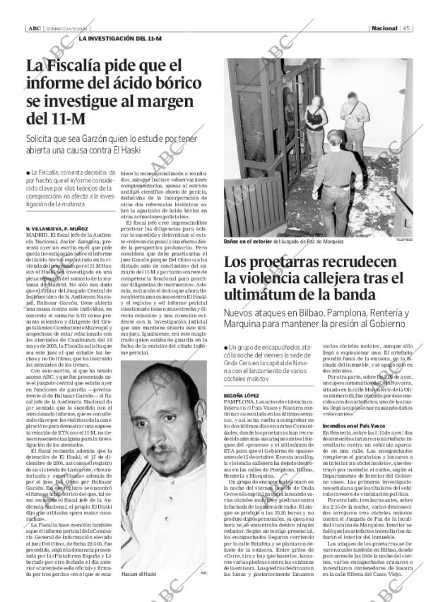 ABC SEVILLA 24-09-2006 página 45