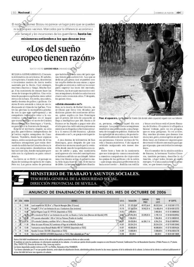 ABC SEVILLA 24-09-2006 página 50