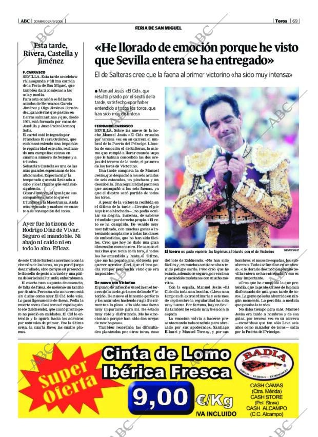 ABC SEVILLA 24-09-2006 página 69
